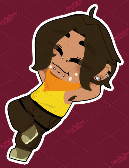 | Lineless, full color, transparent/flat background |